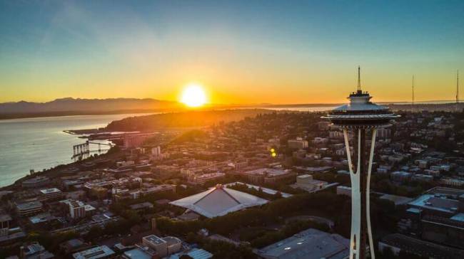 Panoramic view of Seattle